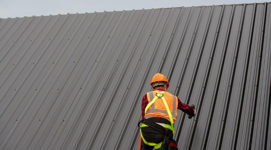 Professional metal roof installation services in Barnum, IA